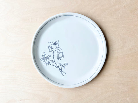 Rose Dinner Plate