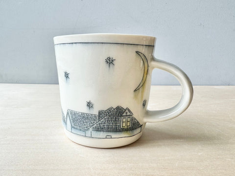 Rooftops & Snowflakes Mug - 16oz