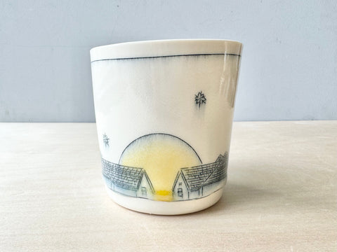 Rooftops & Snowflakes Mug - 16oz