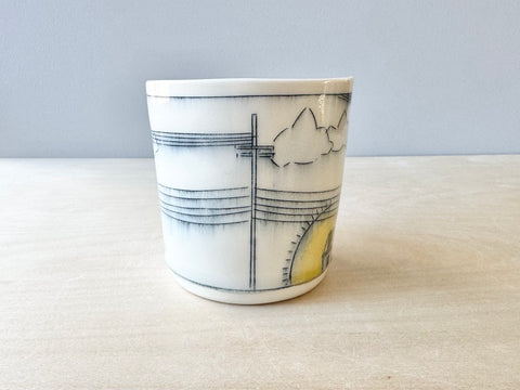 Powerlines & Rooftops Mug (16 oz)