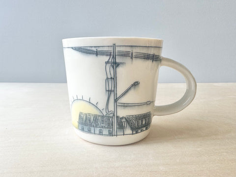 Powerlines & Rooftop Mug (16 oz)