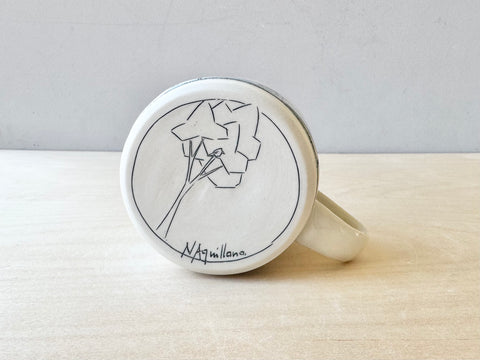 Clothesline Mug with Sun and Trees (10 oz)