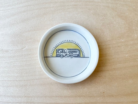Fire Truck Teeny Tiny Round Dish