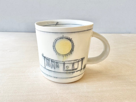Clothesline & Sunshine Mug (16oz)