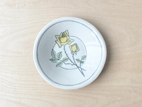 Rose small pasta bowl