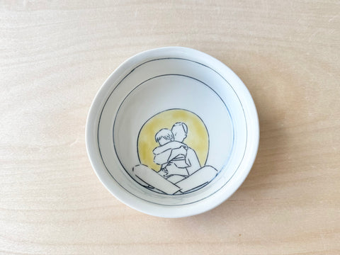Mother & Child with Sun small bowl