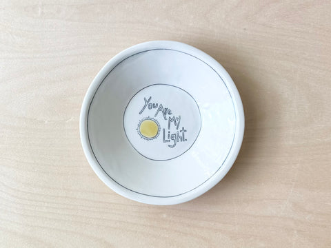 "You are my light (sunshine)" small pasta bowl