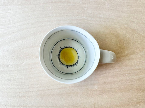 "Be the glue, the sun will shine thru" small mug (12 oz)