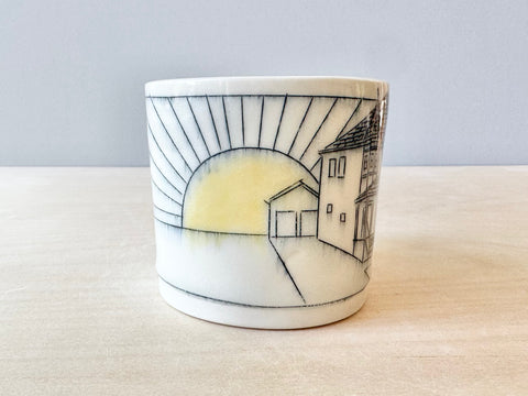 Home w/sun small mug (12 oz)