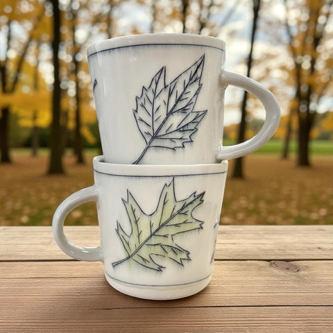 Leaf Mug with color (16 oz)